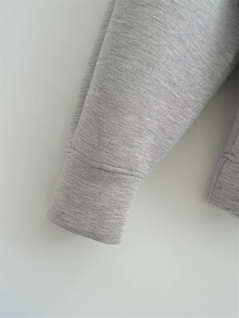 Women's Oversized Zipper Hoodie Jacket