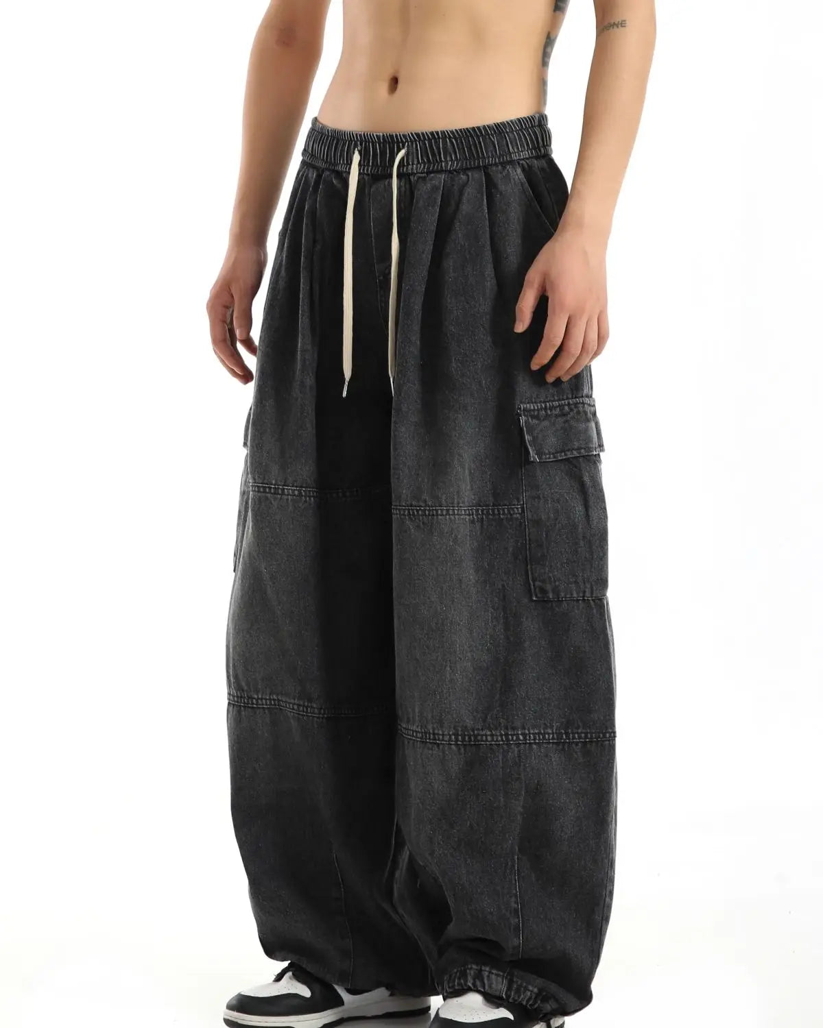 Men Y2K Baggy Cargo Jeans