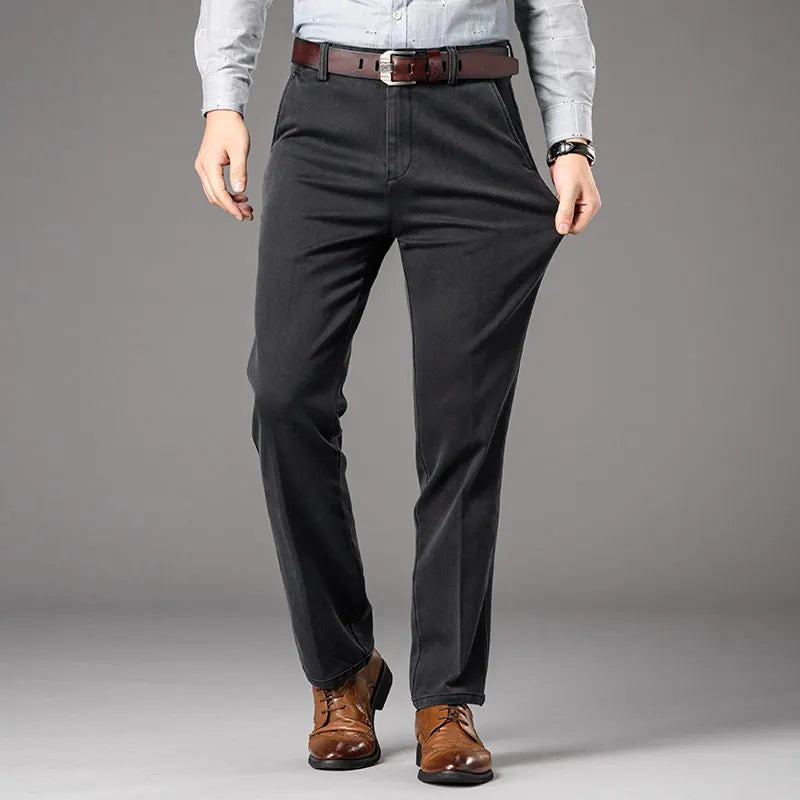 بنطلون جينز رجالي كلاسيكي مستقيم