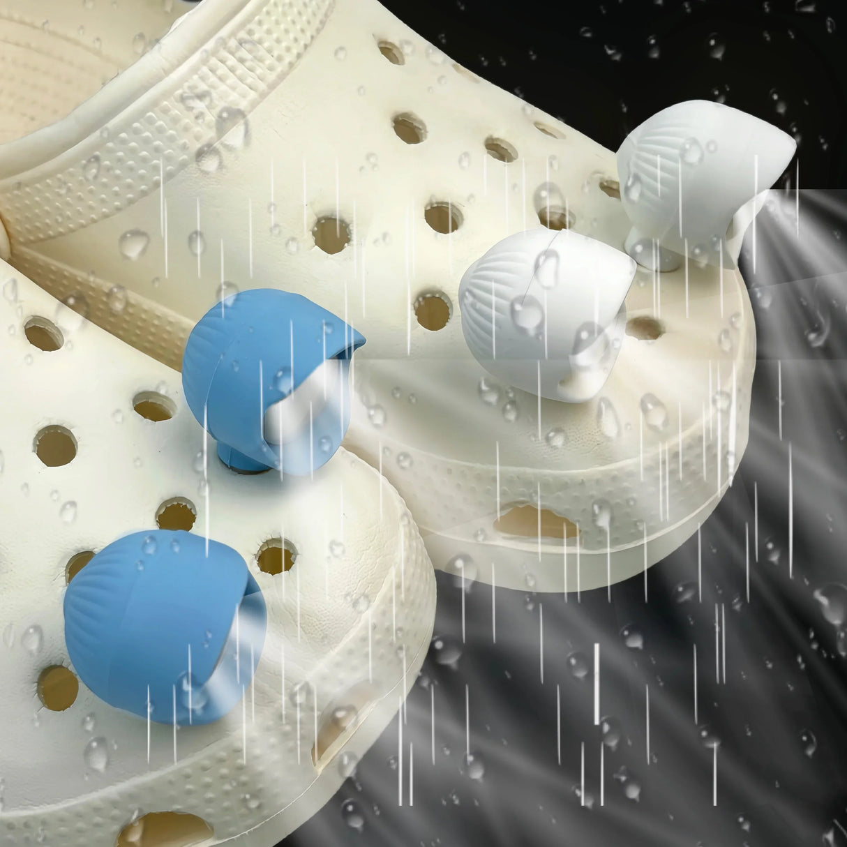 Women LED Shoe Light Charms Rainbow