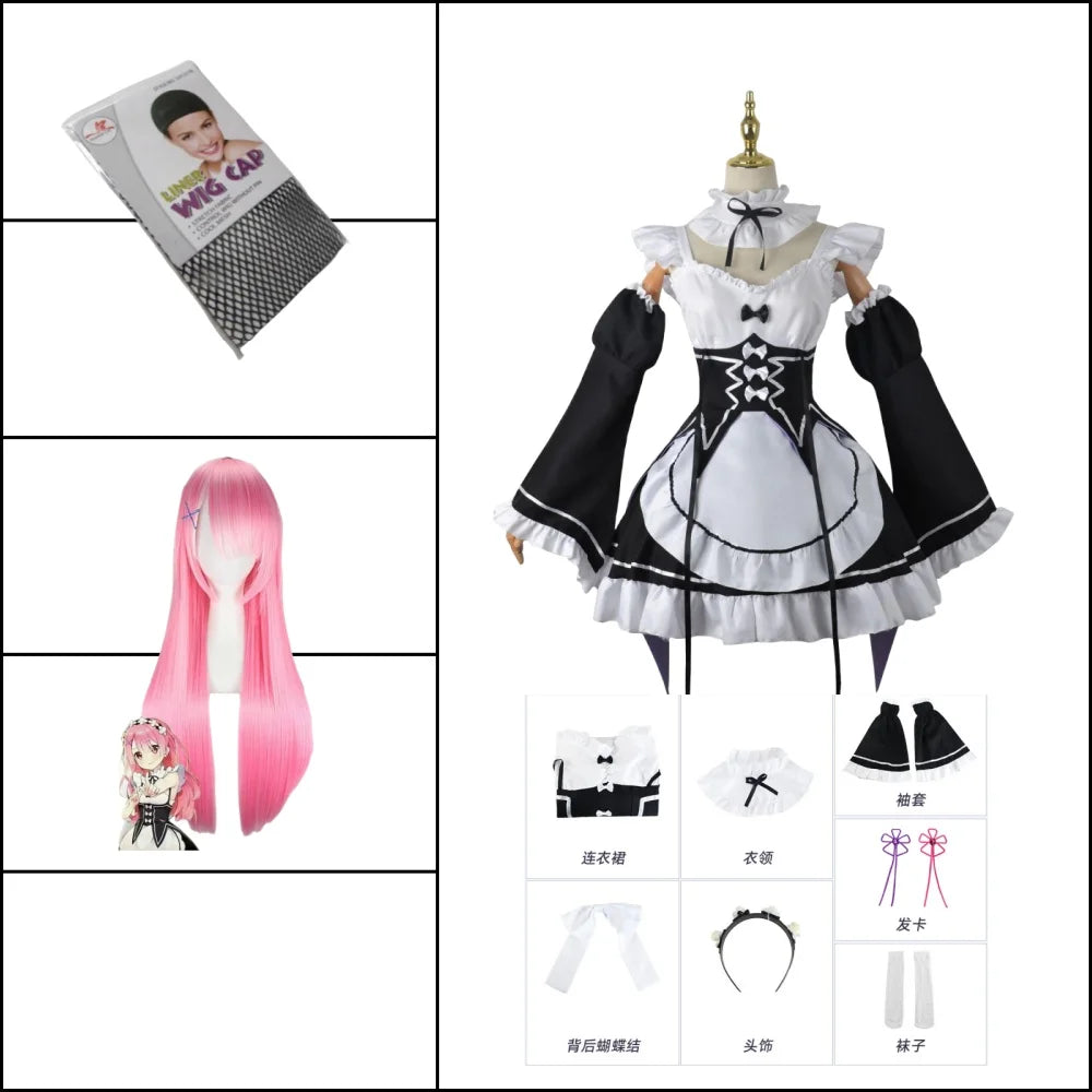 Ram & Rem Maid Cosplay Dress