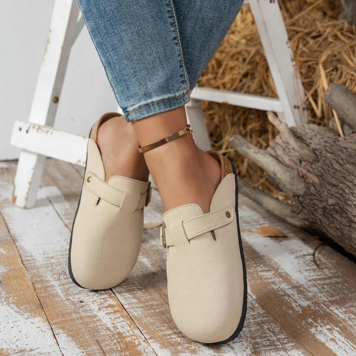 أحذية ثلج نسائية بكعب منخفض حتى منتصف الساق