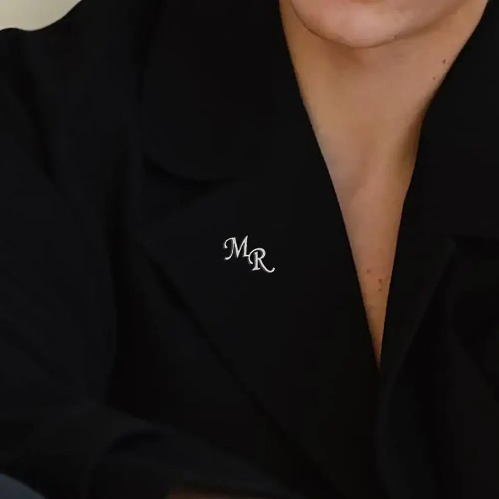 Skyrim Custom Initials Brooch Stainless