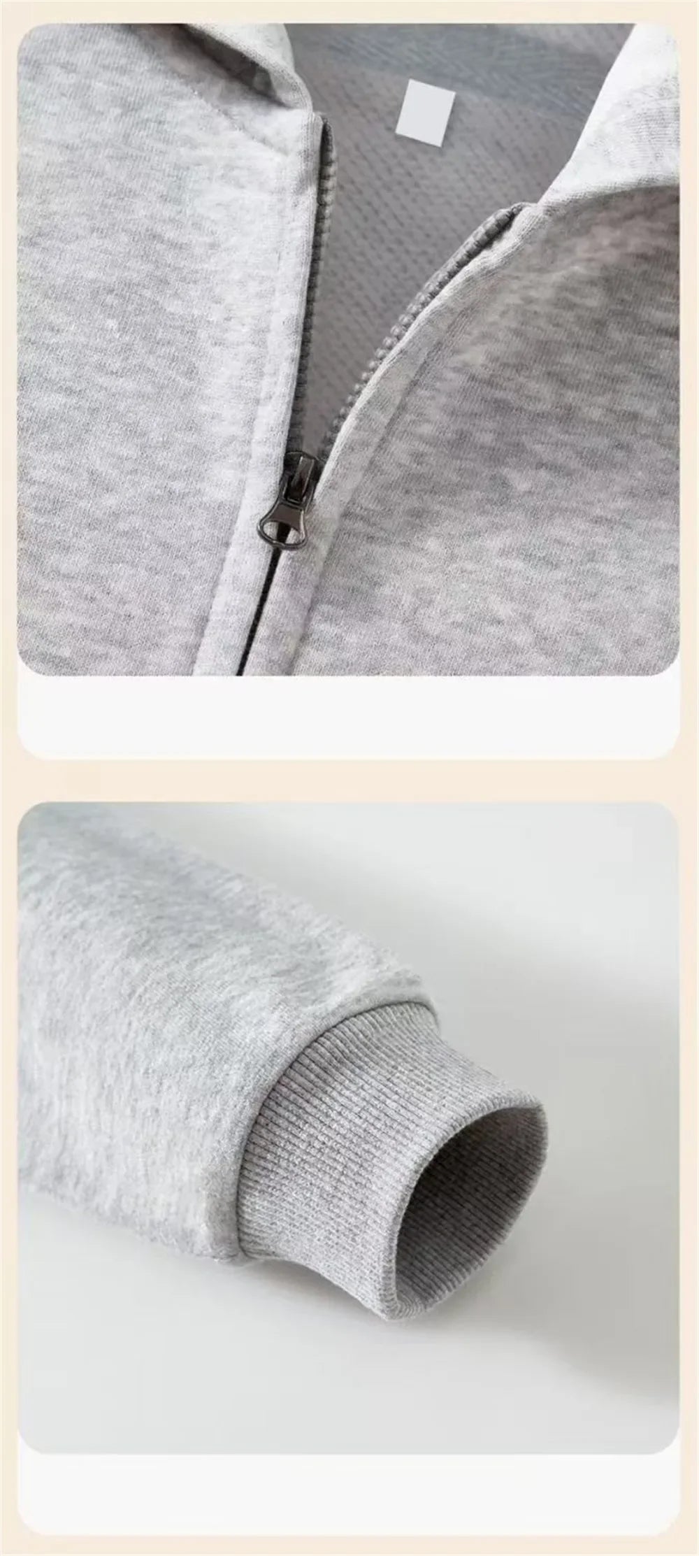 Brooklyn Print Zip-Up Hoodie