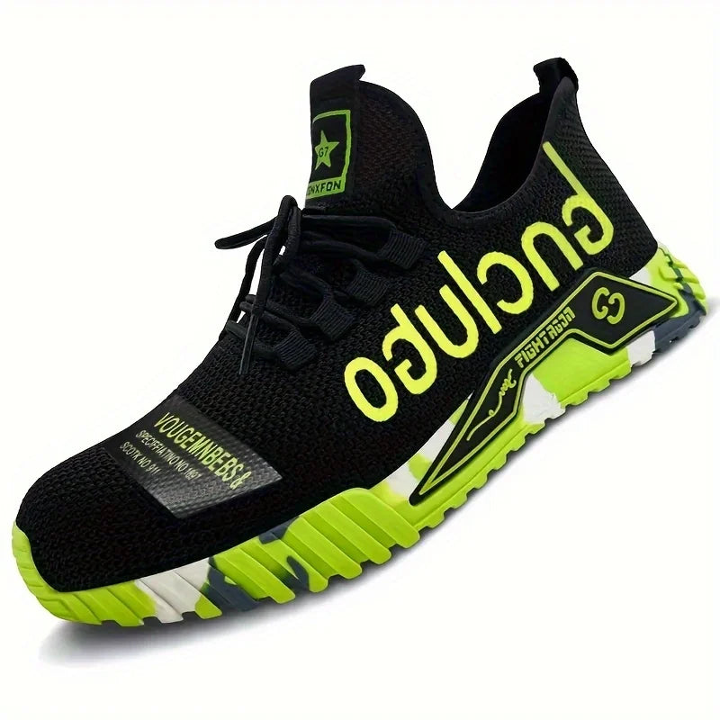 أحذية أمان للرجال بنعل معزز مضاد للثقب