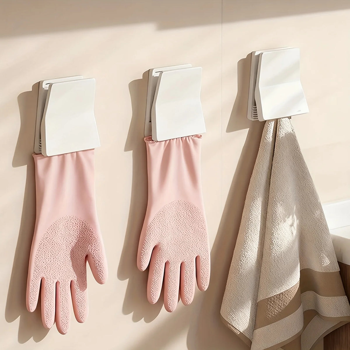 Kitchen Glove & Towel Holder – Wall-Mount Organizer
