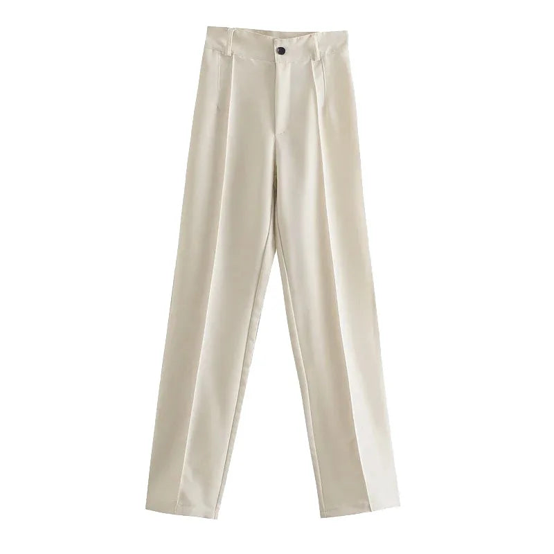 Women Office Straight Pants