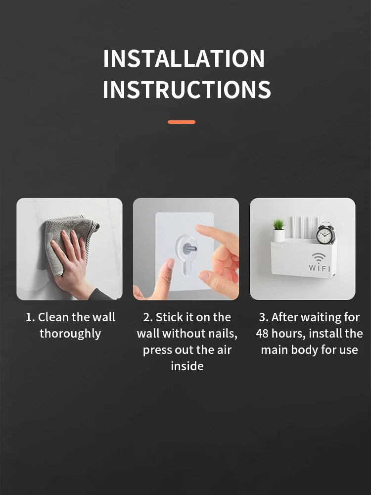 Wall Mounted Router & Set-Top Box Holder