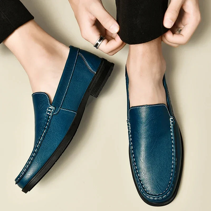 Executive Leather Loafers