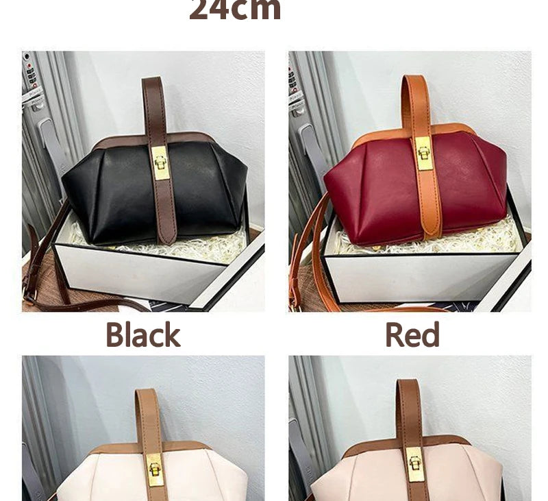 Elegant Leather Crossbody Handbag