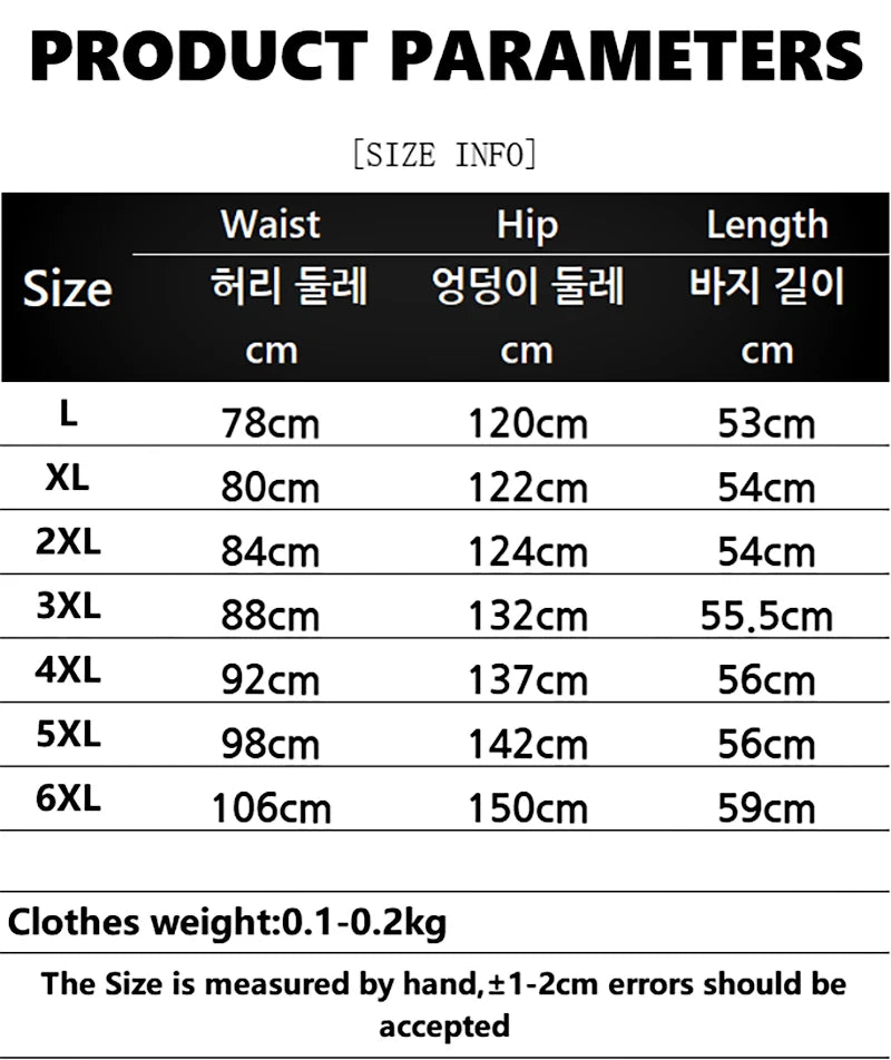 Men's Plus Size Quick Dry Shorts