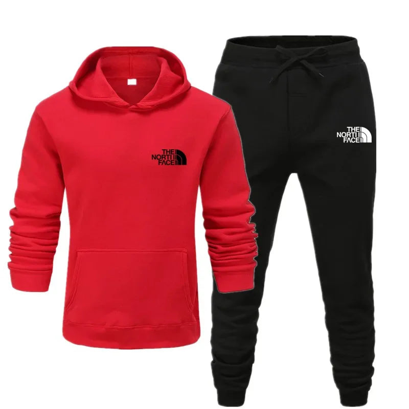 Unisex Printed Hooded Tracksuit
