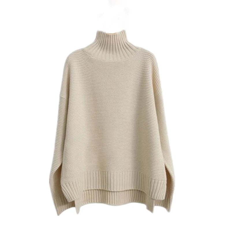 Women's Plus Size Turtleneck Sweater