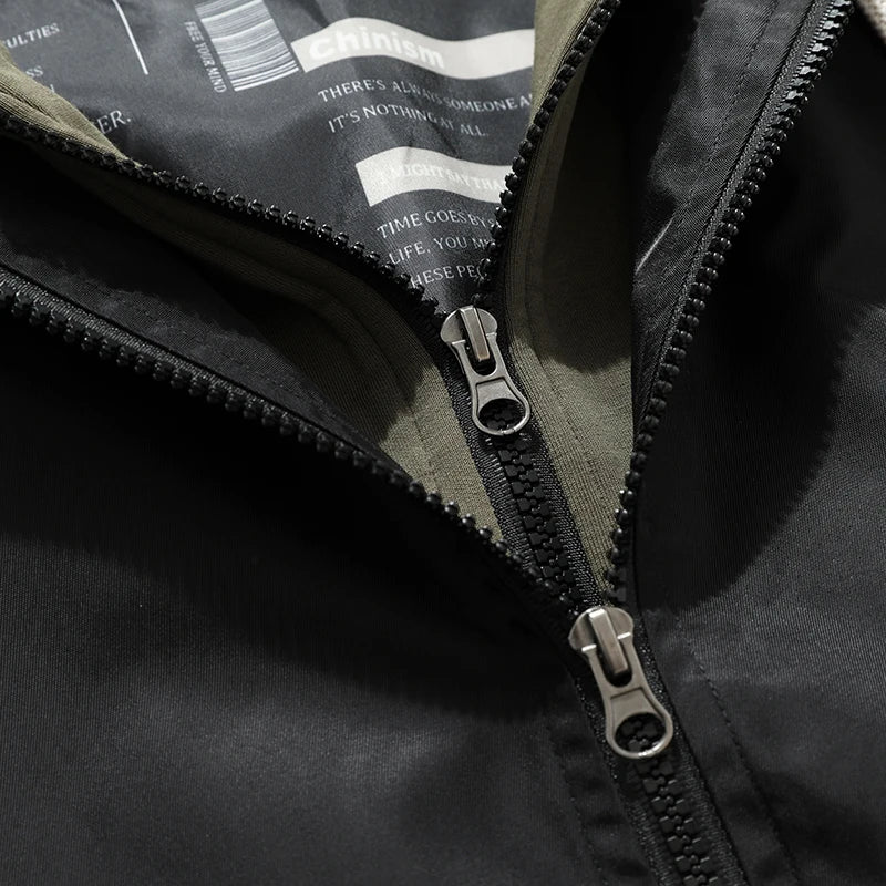 جاكيت رجالي بغطاء للرأس بمقاسات كبيرة - معطف شتوي 8XL