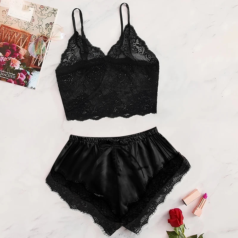 Bella Satin Cami Set