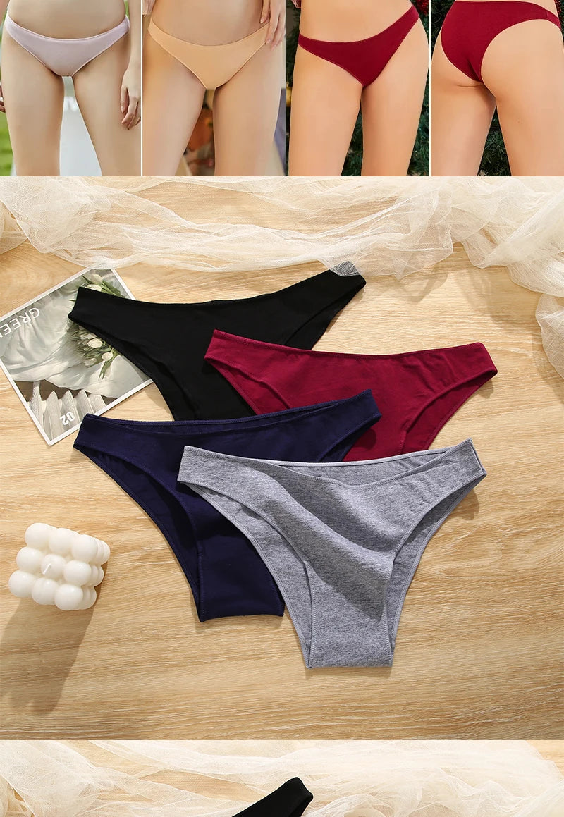 Women Cotton Panties Set (5pcs)