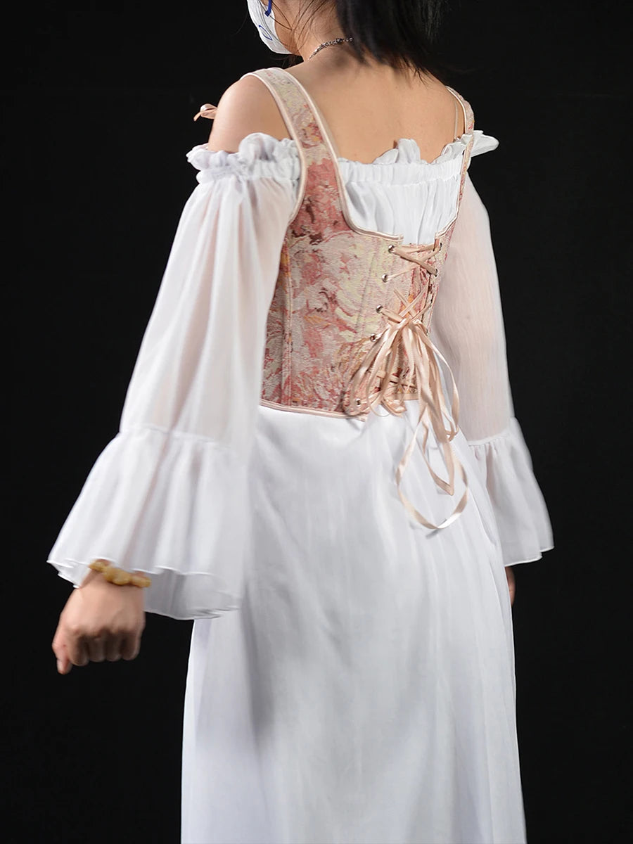 قميص داخلي نسائي مشد مزهر