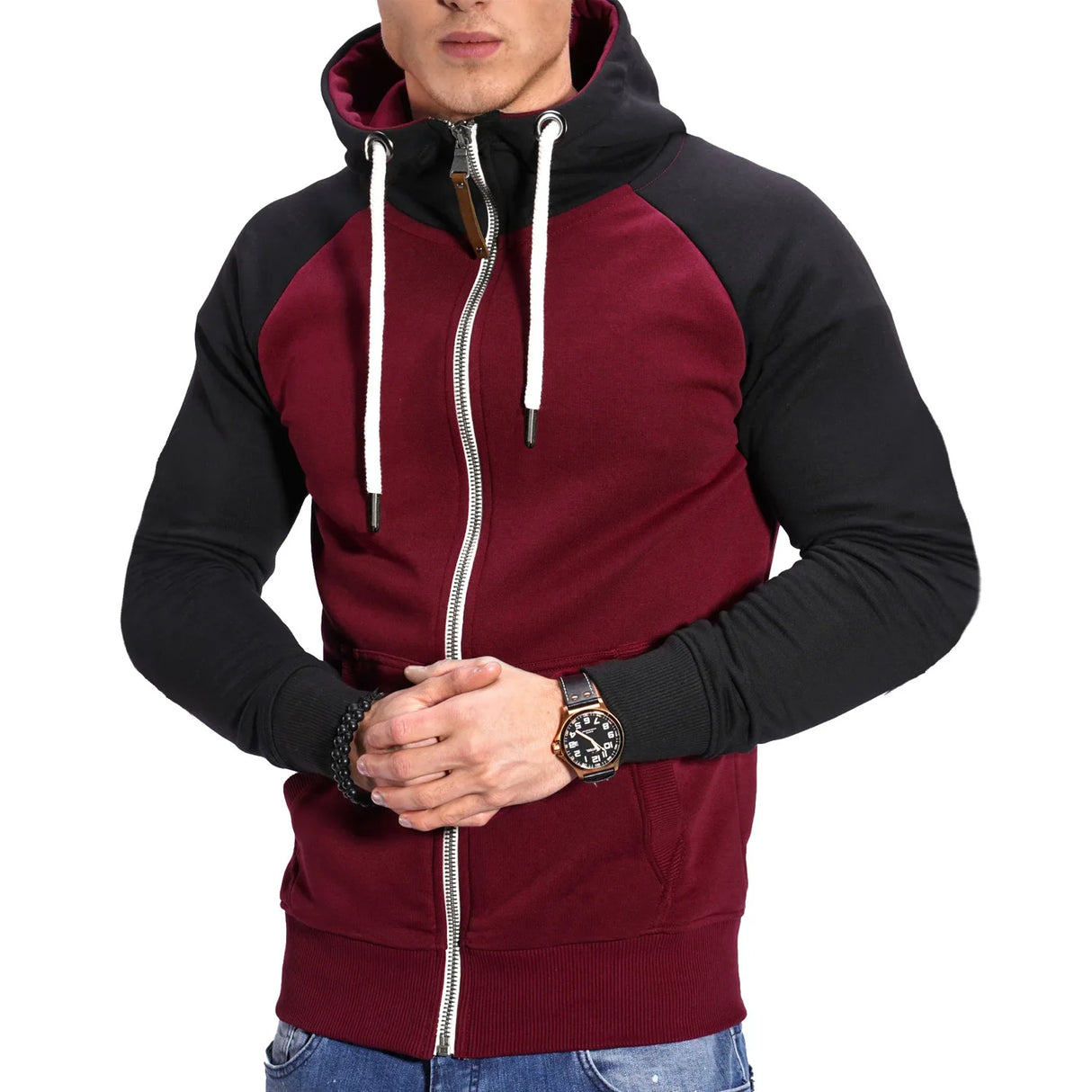 Men’s Zipper Hooded Sweatshirt