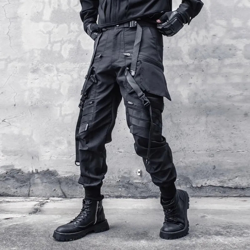 Men Techwear Tactical Cargo Pants