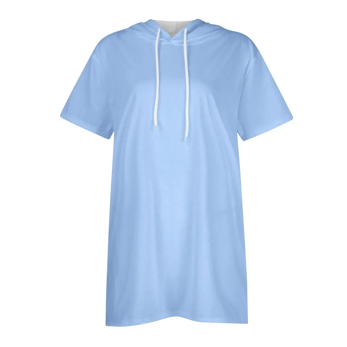 هودي نسائي كبير الحجم بأكمام قصيرة