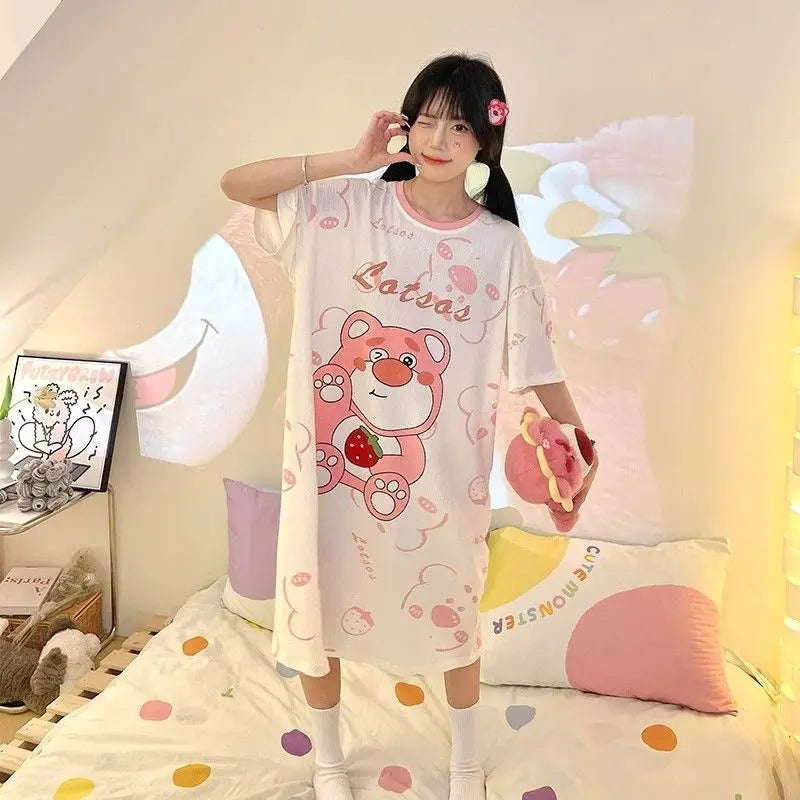 Sanrio Kuromi Cute Pajamas Cosplay Costume
