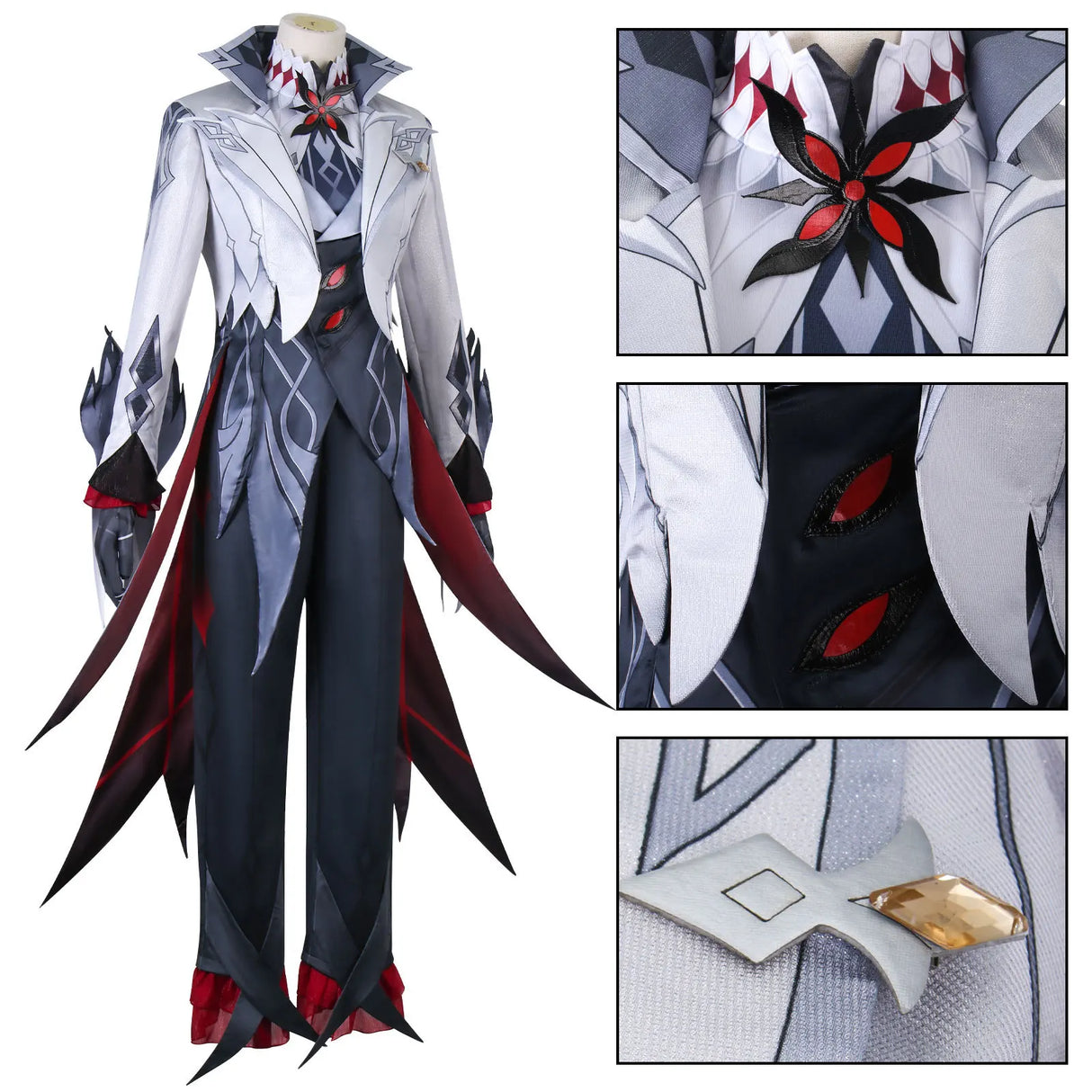 Arlecchino Genshin Impact Fatui Cosplay Outfit