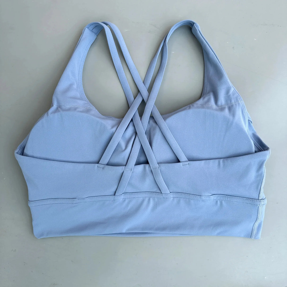 Women Cross Strap Sports Bra with Pads