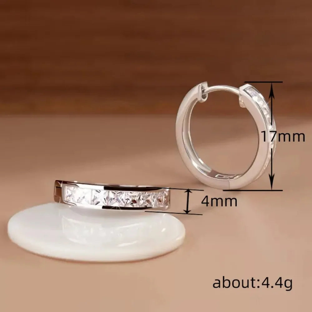 CZ Hoop Earrings