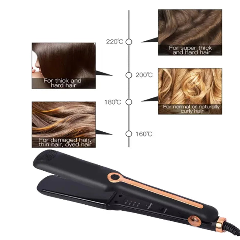 Professional Ceramic Flat Iron & Curler