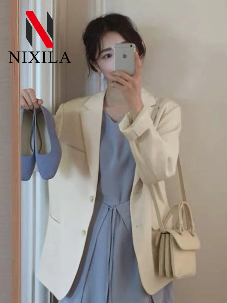 PowerSet™ – Slim Blazer Suit Set (Office-Classy, Tailored for Comfort & Impact)