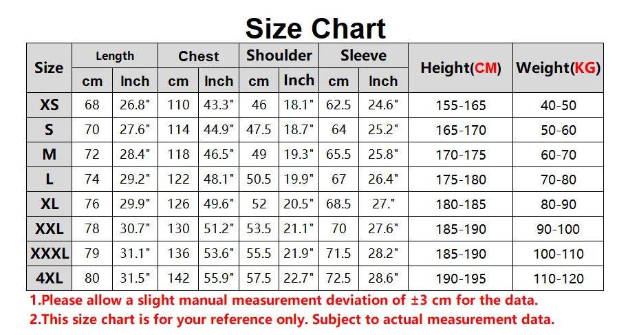 جاكيت شتوي قطني للرجال مقاس كبير 2025