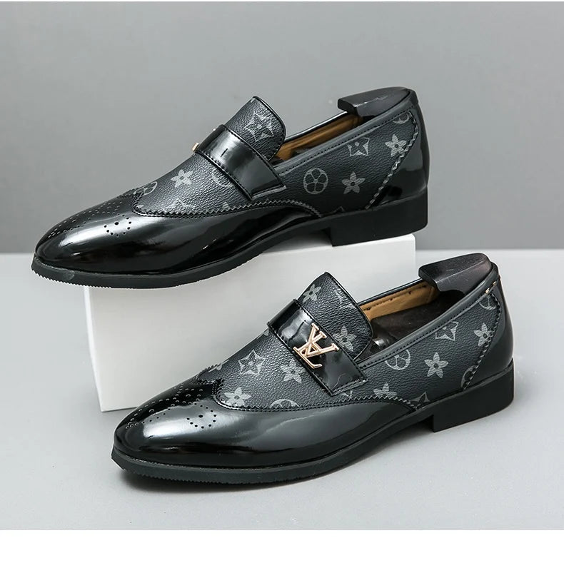 Men British Style Leather Shoes