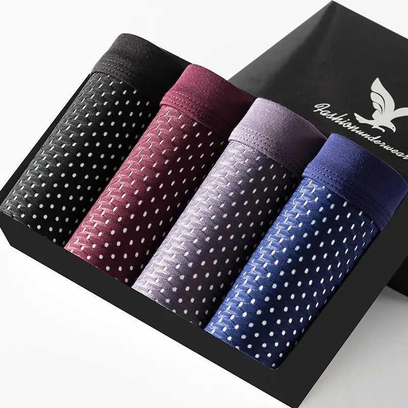 ملابس داخلية شبكية من الحرير الجليدي للرجال بمقاسات كبيرة