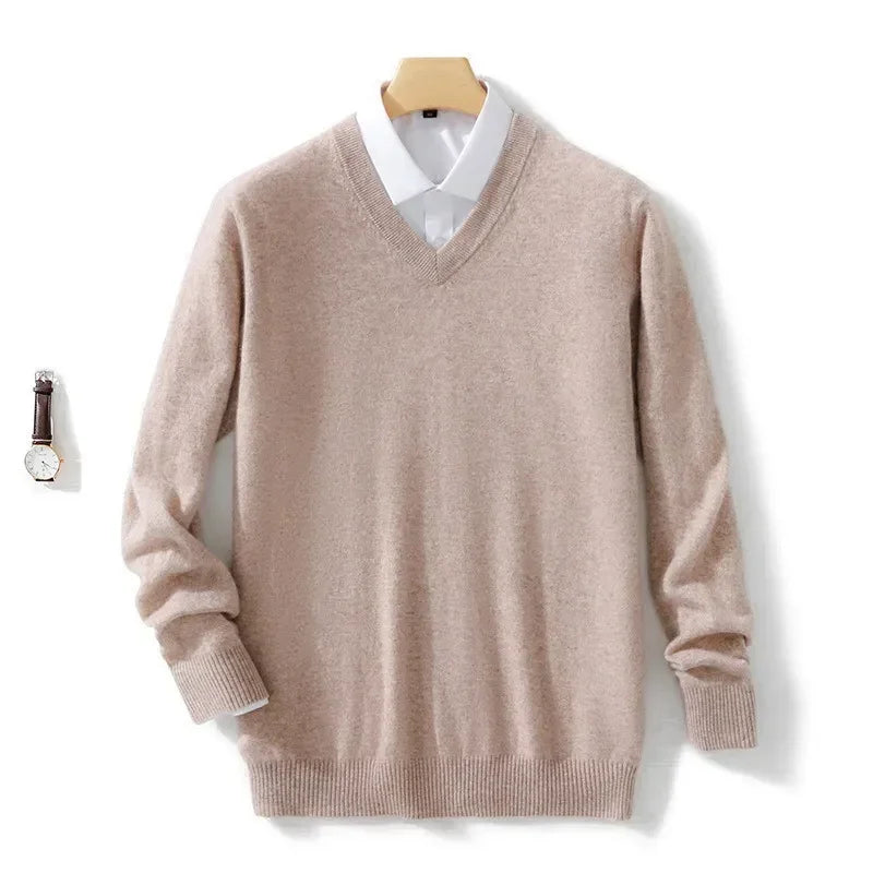 Men’s Wool Cashmere Pullover