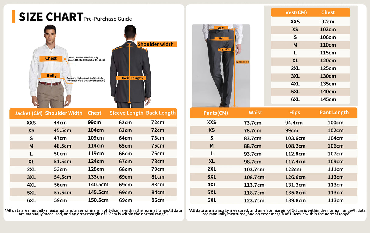Men's Plus Size Suit – Business 3-Piece Outfit