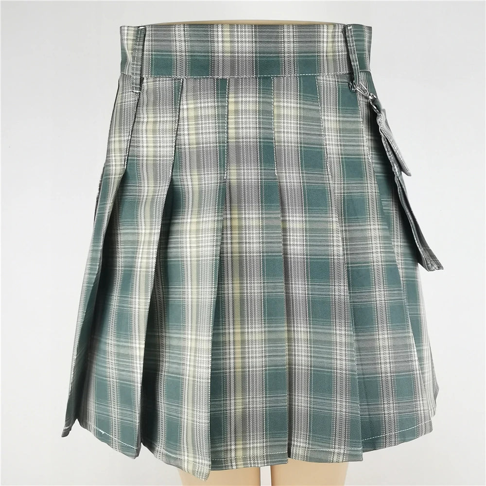 Women Gothic Patchwork Mini Skirt