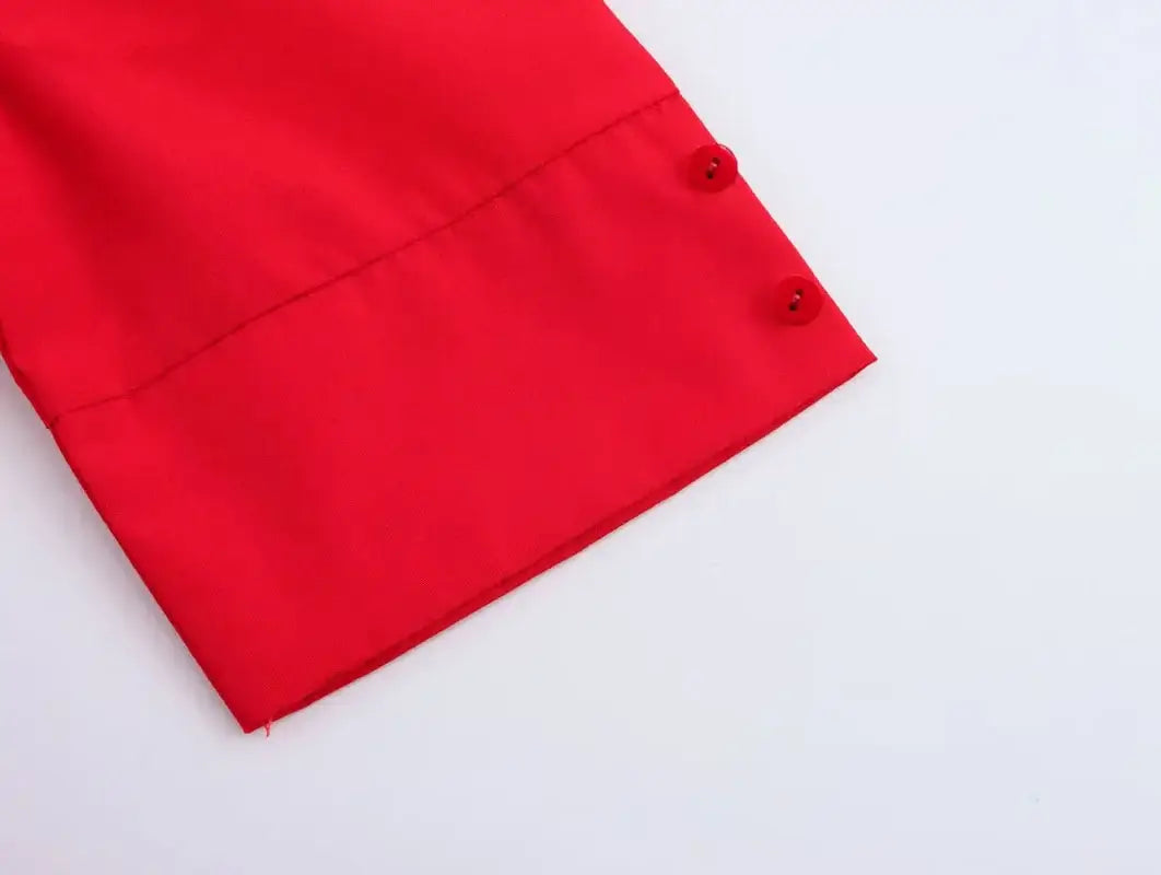 فستان نسائي أنيق - تصميم أنيق يصل إلى منتصف الساق