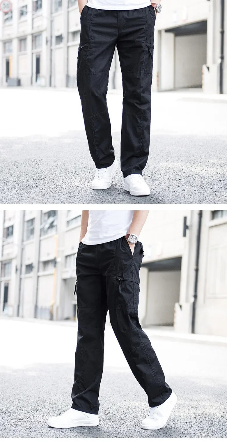Men’s Loose Straight Cargo Pants