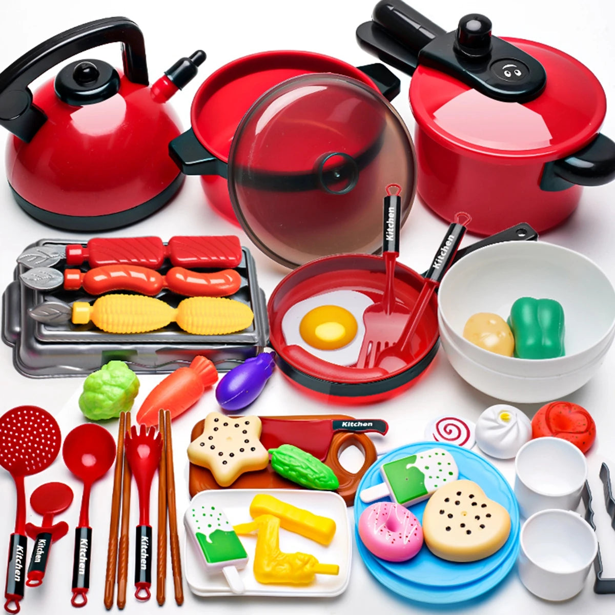 Kids Pretend Cooking Toy Set