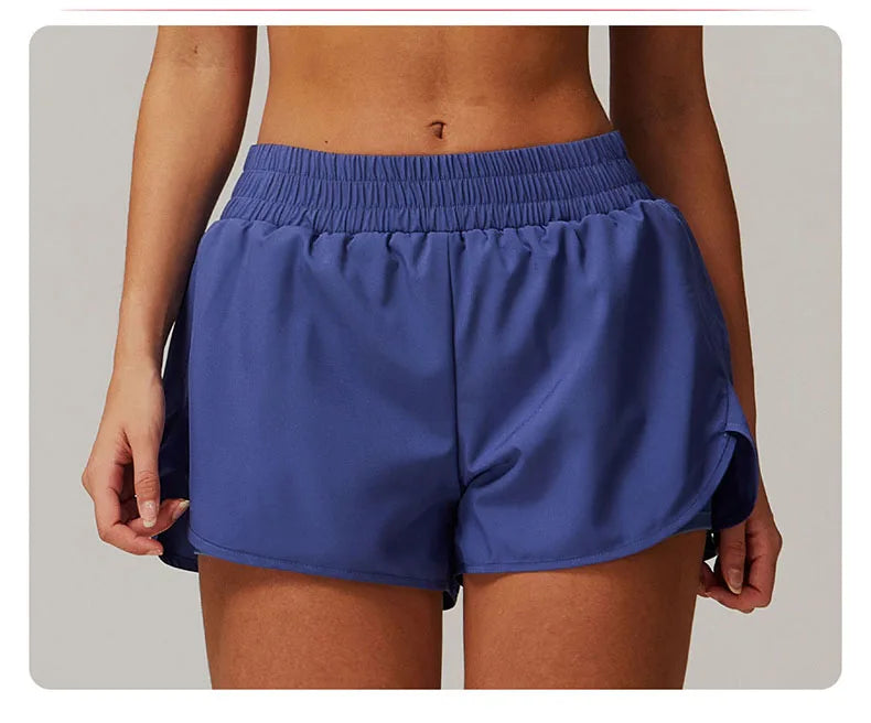 Women's Pocket Quick-Dry Yoga Shorts