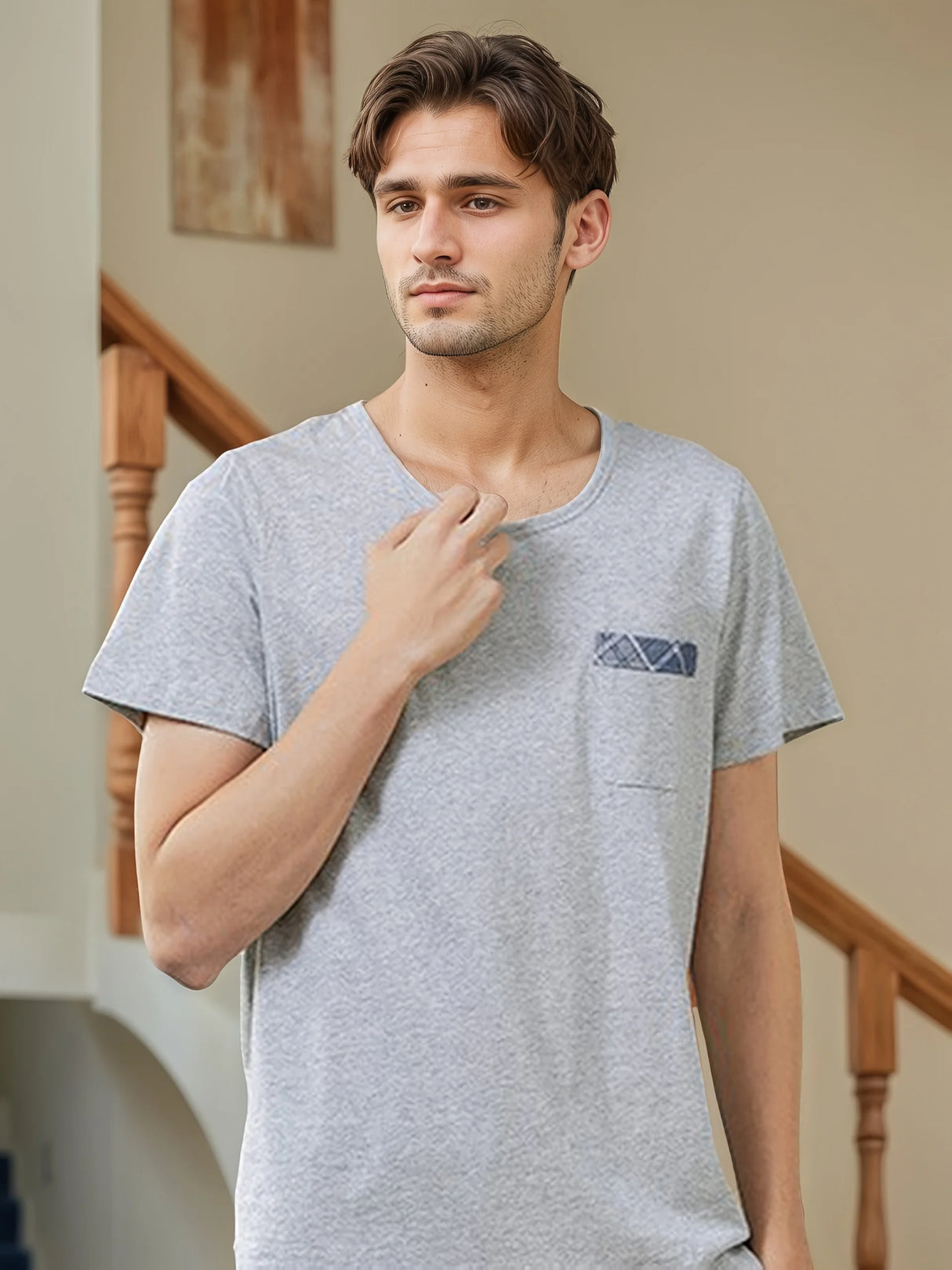 طقم بيجامة صيفي للرجال