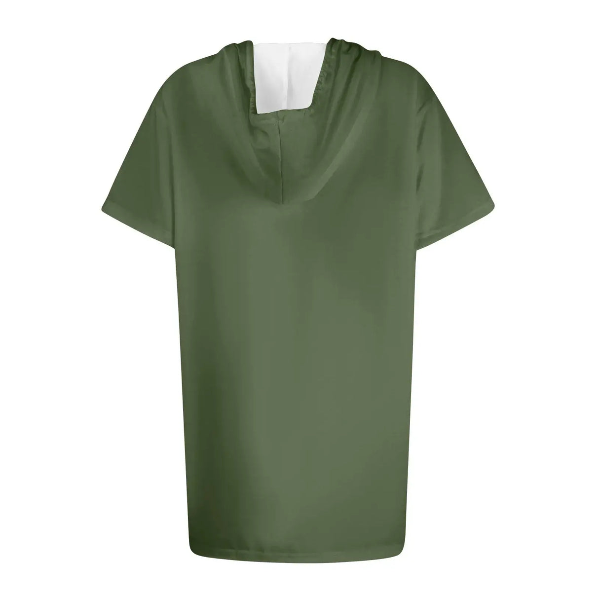 هودي نسائي كبير الحجم بأكمام قصيرة