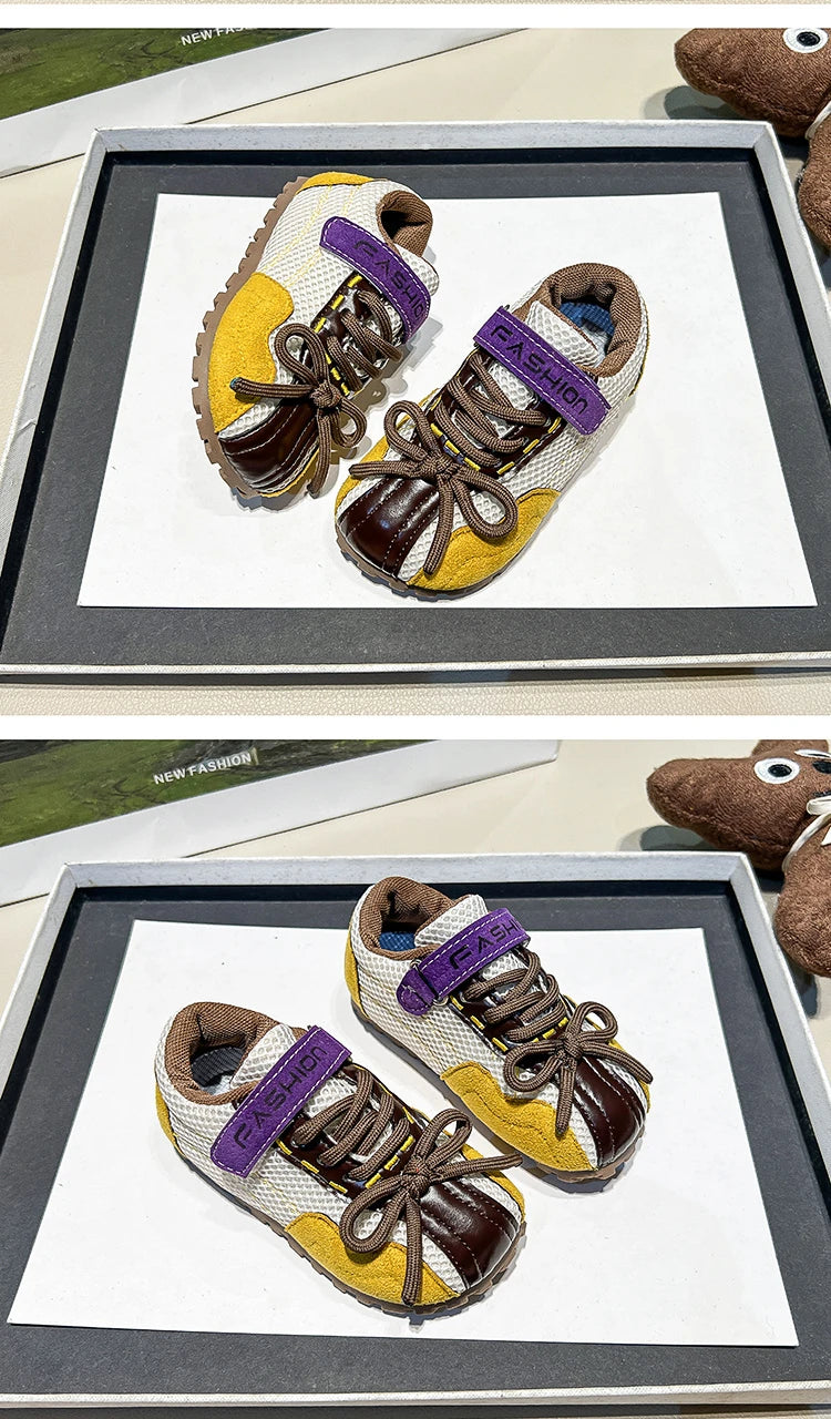 Kids Colorblock Casual Sneakers