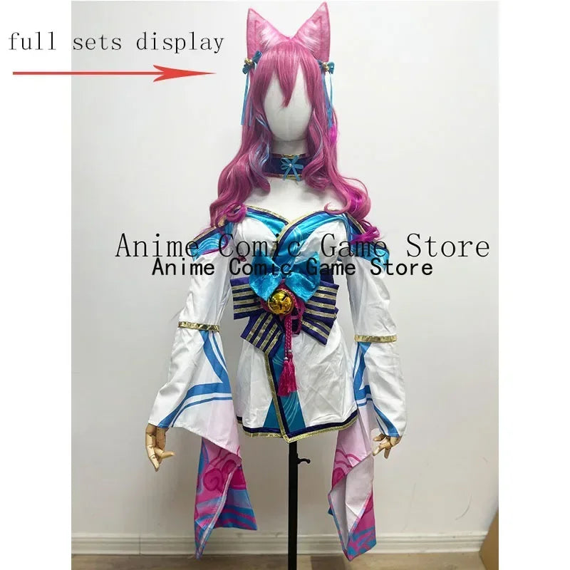 Ahri Spirit Blossom LOL Cosplay Costume