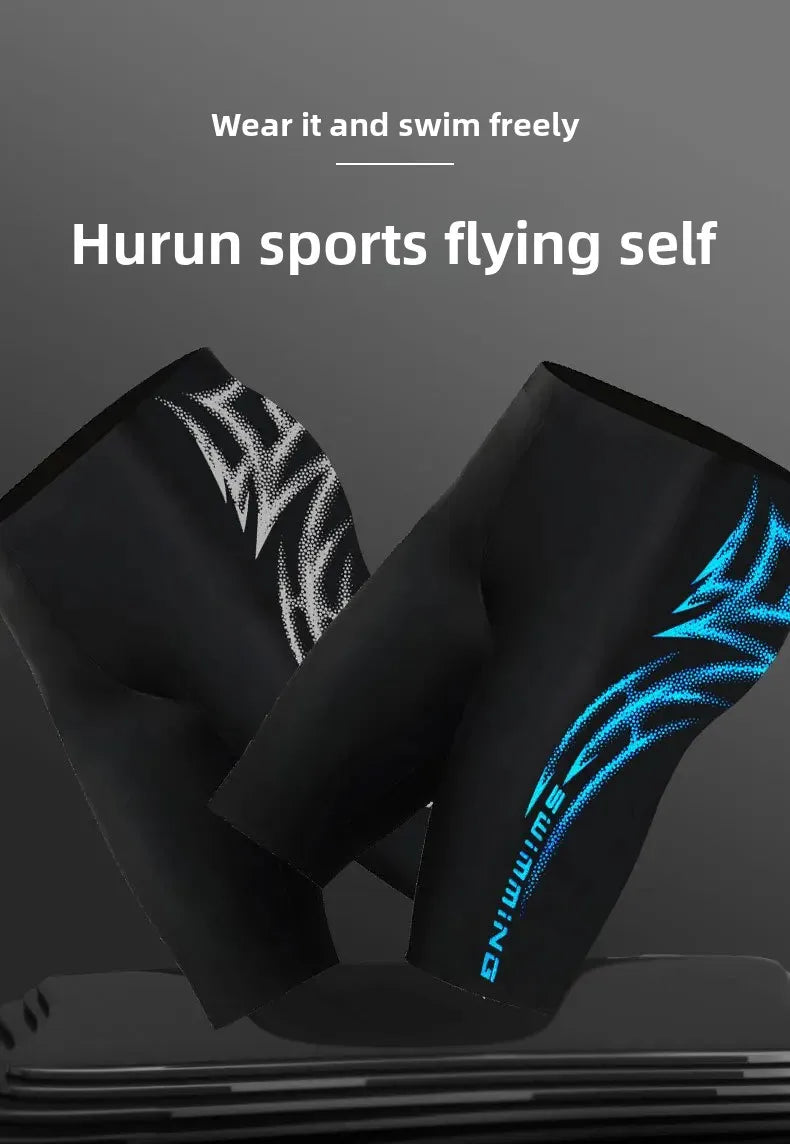 بنطلون سباحة طويل للرجال بمقاسات كبيرة