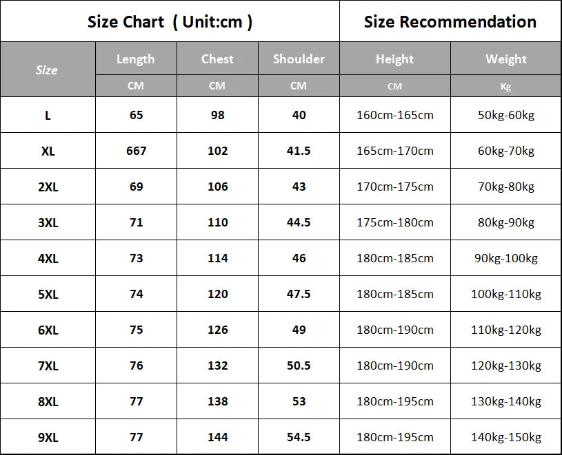 Men Plus Size Quick Dry T-Shirt 6XL-9XL