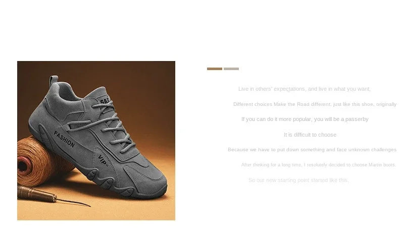 أحذية الكاحل غير القابلة للانزلاق للرجال