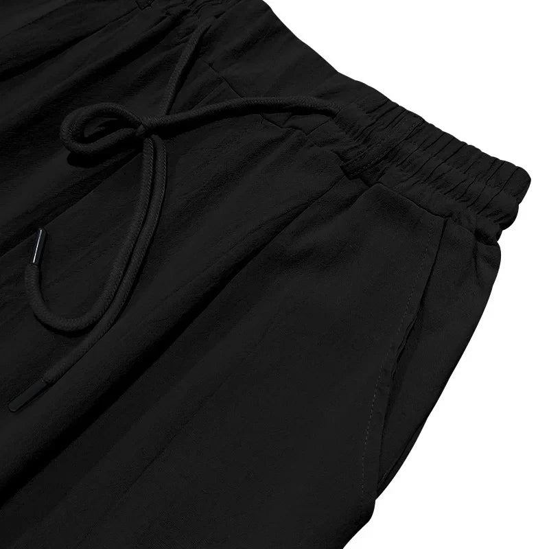 Men Cotton Linen Straight Pants