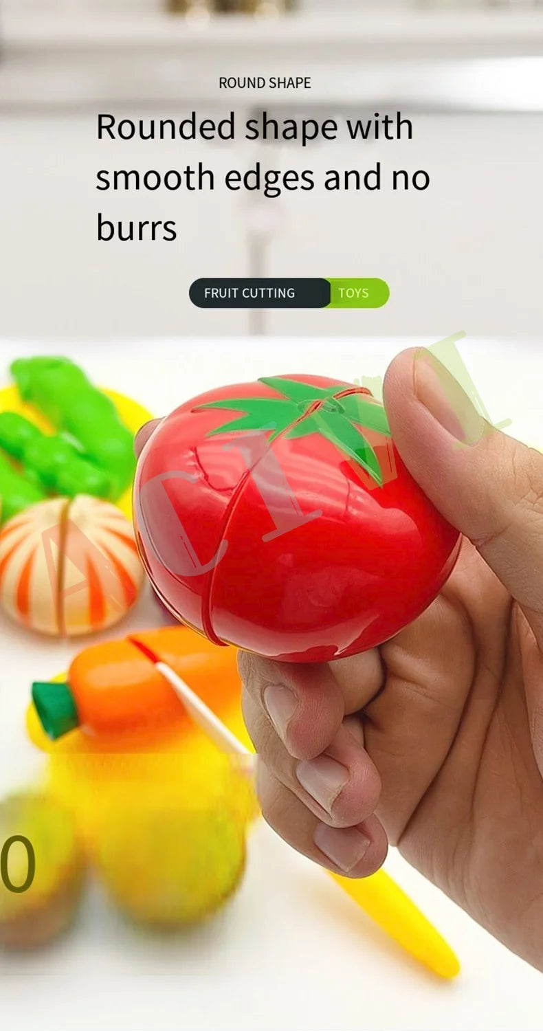 Kids Pretend Play Kitchen Food Set