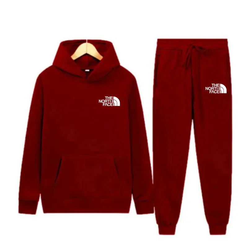 Unisex Printed Hooded Tracksuit